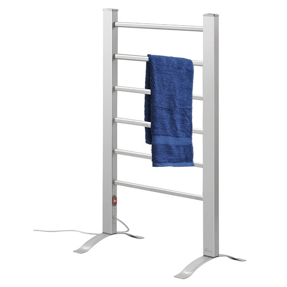 Pursonic Other - 6-Bar Towel Warmer Freestanding Or Wall Mountable Silver Pursonic - SHIP ALONE